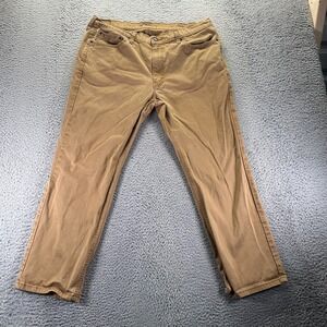 Levi's 541 Jeans Men 38x30 Brown Cotton Denim Straight Dark Wash Outdoor Stretch